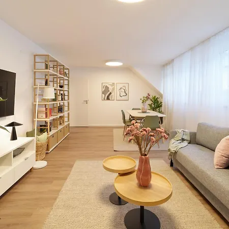 公寓 Bg Living & Hosting - Hochwertige Im Zentrum Von - 3 Gaeste, Wlan & Waschmaschine